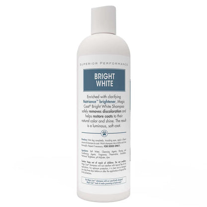 Shampoo Magic Coat para Perros: Blanco brillante, 16onz