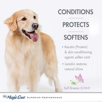 Shampoo Magic Coat para Perros: Gentle Tearless, 16onz