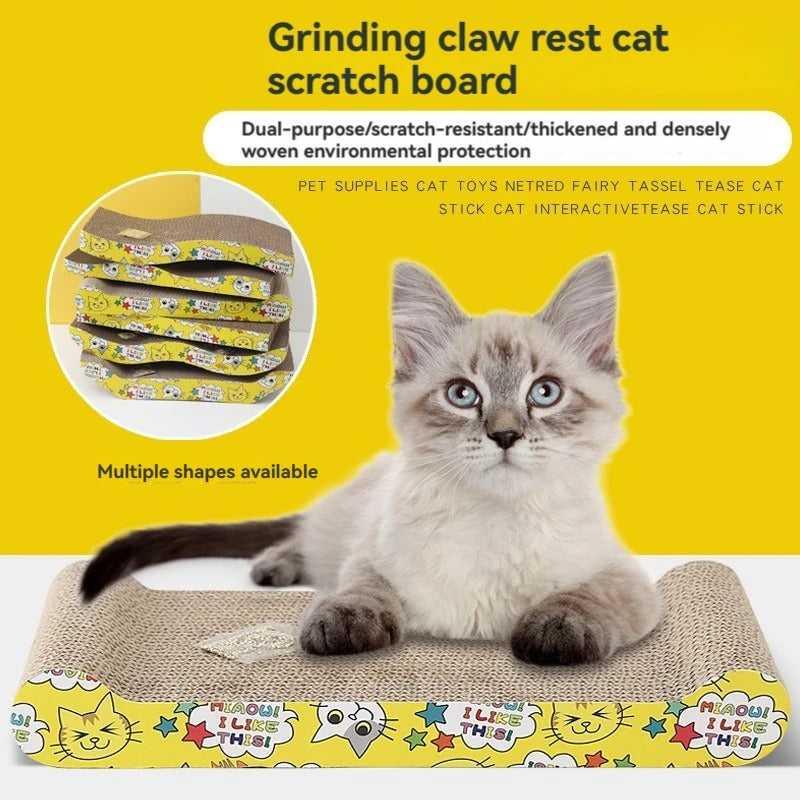 Rascadores sencillo planos de cartón para gatos