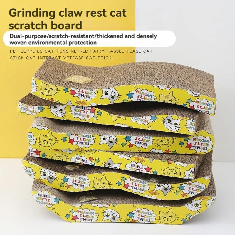 Rascadores sencillo planos de cartón para gatos