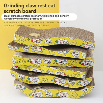 Rascadores sencillo planos de cartón para gatos