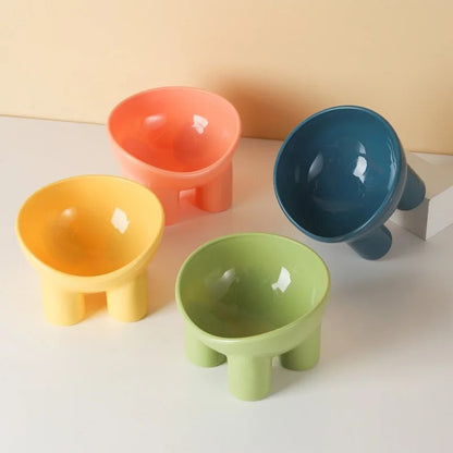 Plato alto de Plástico estilo elefante (Tres colores)