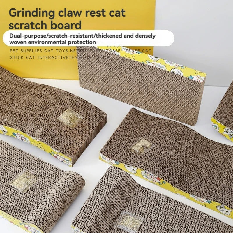 Rascadores sencillo planos de cartón para gatos