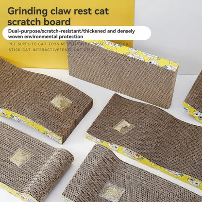 Rascadores sencillo planos de cartón para gatos
