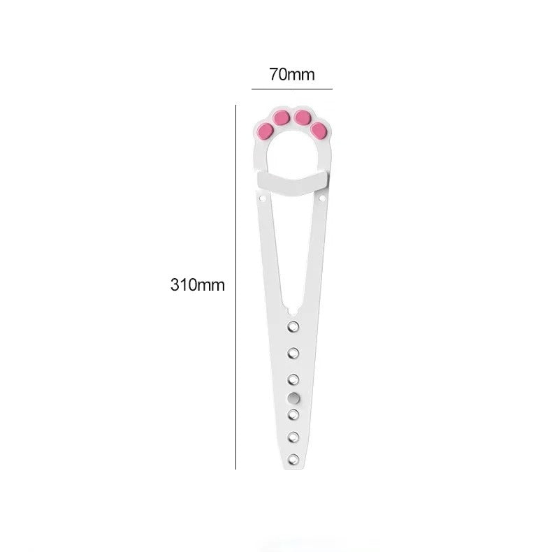 Pestillo de soporte de puerta para gato de ancho ajustable
