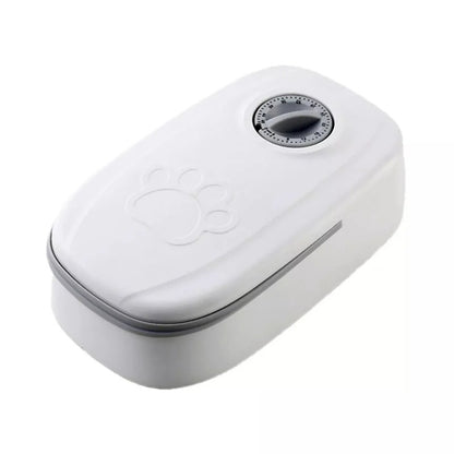 Alimentador automático con programador de horario para perros y gatos