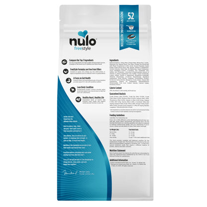 Comida para Gato Nulo: Libre de grano, adulto, salmón y lentejas  2lb-5lb