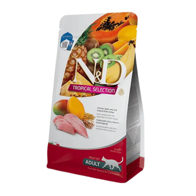 Comida para Gato Farmina: N&D Tropical Selection, Adult,  Pollo 1.5kg