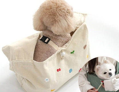 Bolso cargador estilo coreano para perros