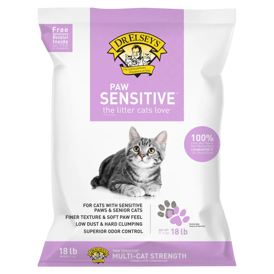 Arena para gato: Dr Elsey´s Paw sensitive 18lbs