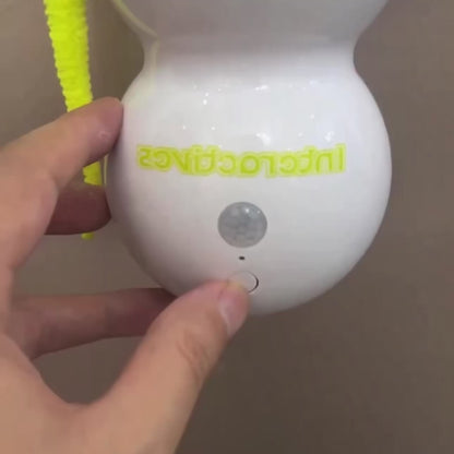 Juguete interactivo gusano recargable para gatos