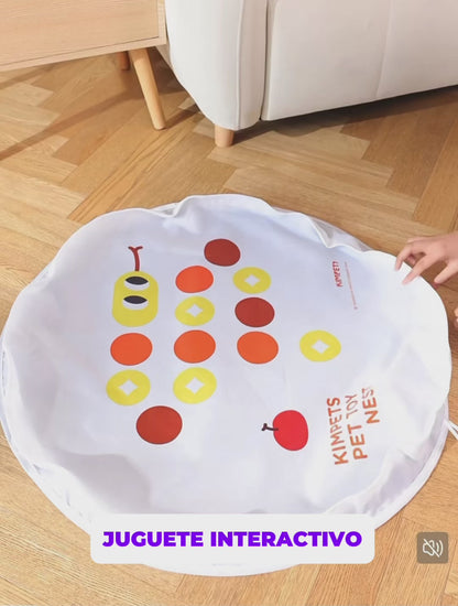Juguete interactivo para gatos (manta+pelota interactiva)