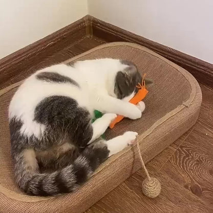 Juguete para gatos de matatabi con forma de apio