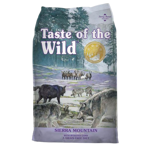 Comida para Perro Taste of the Wild: Sierra Mountain Canine Recipe with Roasted Lamb 2KG