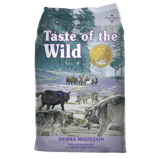 Comida para Perro Taste of the Wild: Sierra Mountain Canine Recipe with Roasted Lamb 2KG