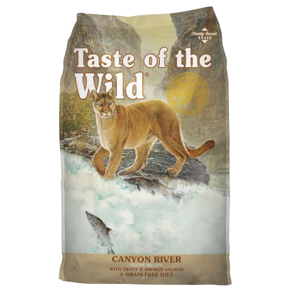 Comida para Gatos Taste of the Wild: Canyon River Recipe with Trout & Smoke-Flavored Salmon 2KG