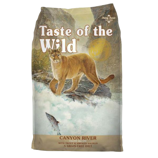 Comida para Gatos Taste of the Wild: Canyon River Recipe with Trout & Smoke-Flavored Salmon 6.6KG