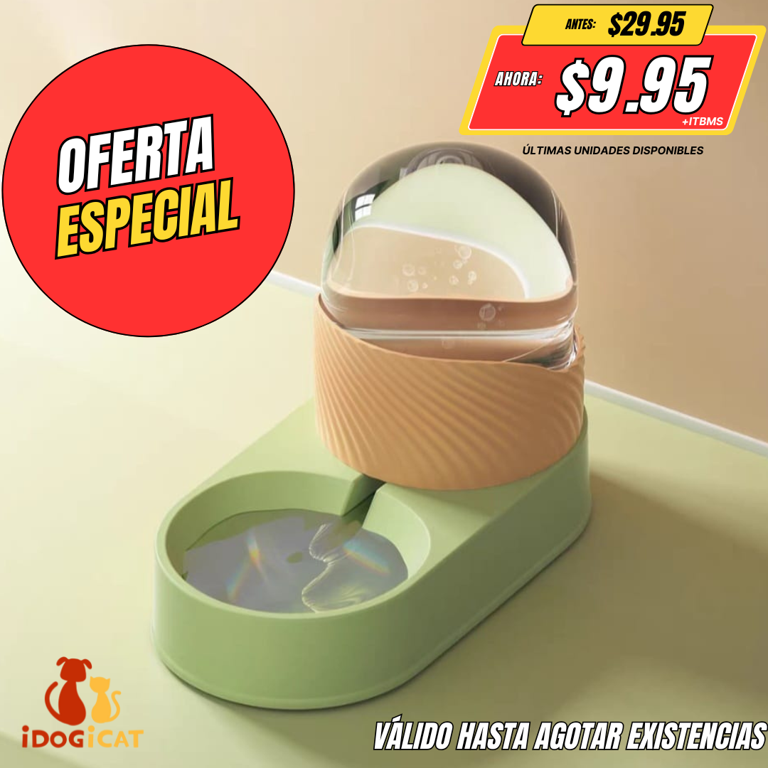 Dispensador de agua y comida