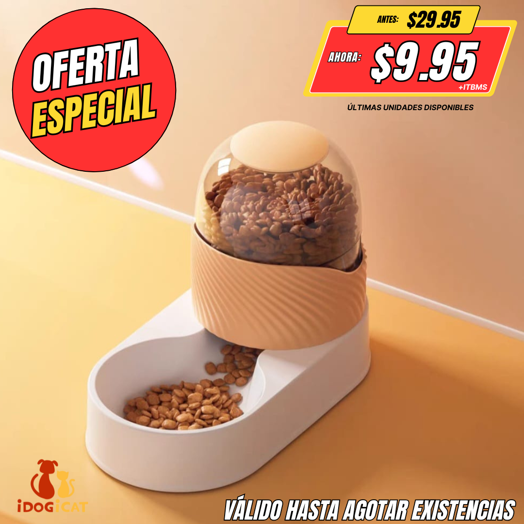 Dispensador de agua y comida