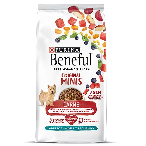 Comida para Perro Purina: Beneful, Adulto, Raza pequeña Carne 2KG