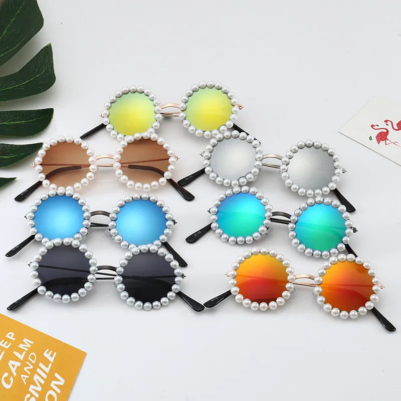 Lentes de sol con perlas para mascotas