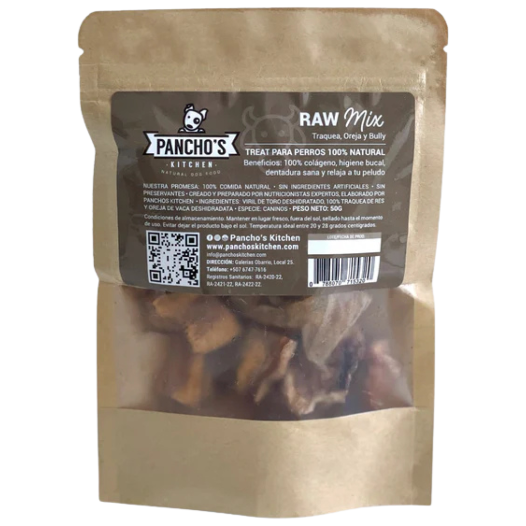 Snacks para Gato y Perro Pancho´s Kitchen: Raw Mix 50gr