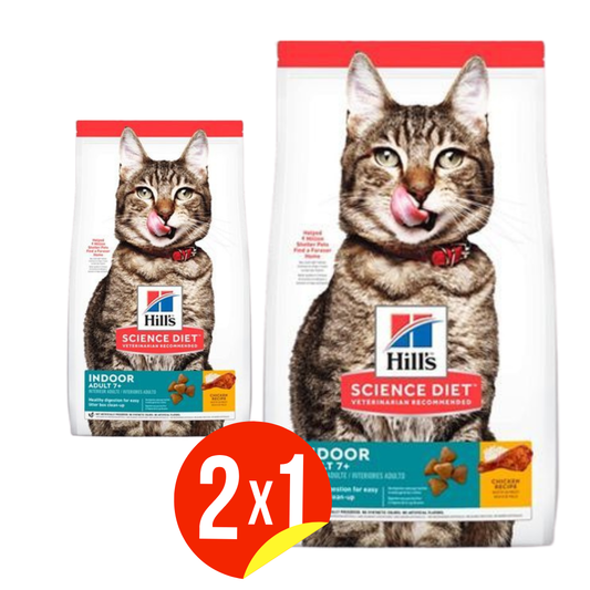 Comida para Gato Hills: Science Diet, Adult mature 7+ indoor 1.81kg