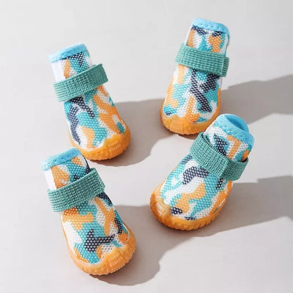 Zapatos con antideslizante para mascotas