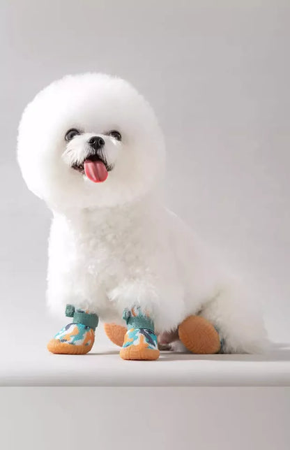 Zapatos con antideslizante para mascotas