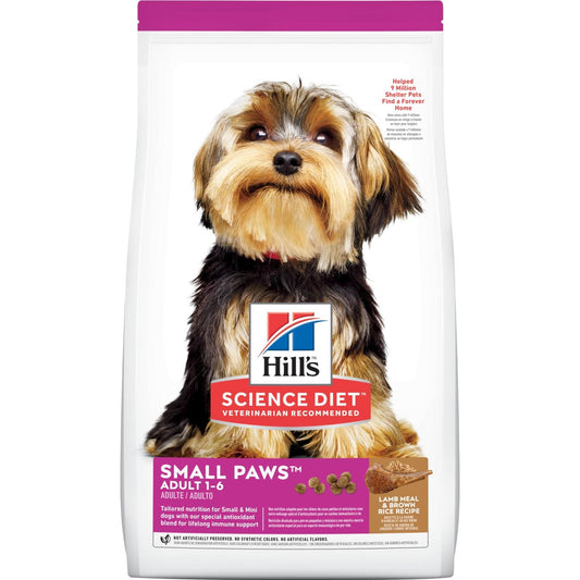 Comida para Perro Hills: Science Diet Adulto Small Paws CORDERO 2kg