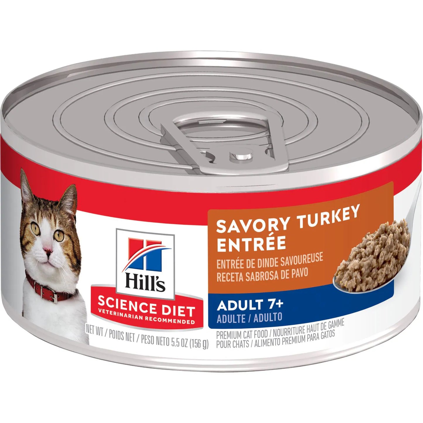 Comida Húmeda para Gato Hills: Adult 7+ Sabor Pavo 156gr