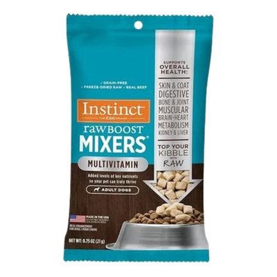 Snacks para Perro Instinct: Rawboost, Snack Mixers Multivitamin 21gr