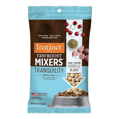 Snacks para Perro Instinct:  Rawboost, Snack Mixers Tranquility 21gr