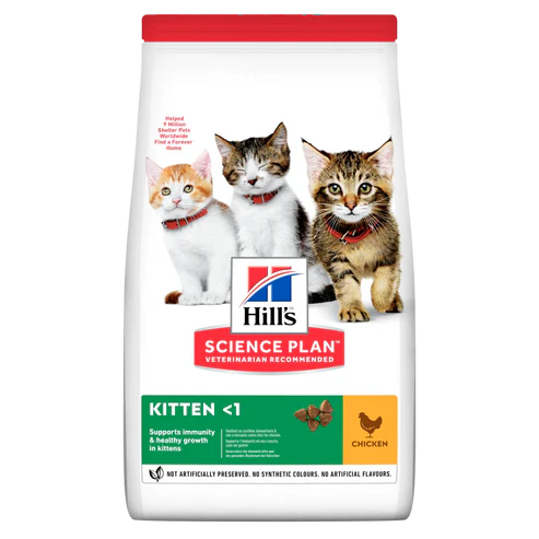 Comida para Gato Hills: Science Diet Gatitos Pollo 1.58kg