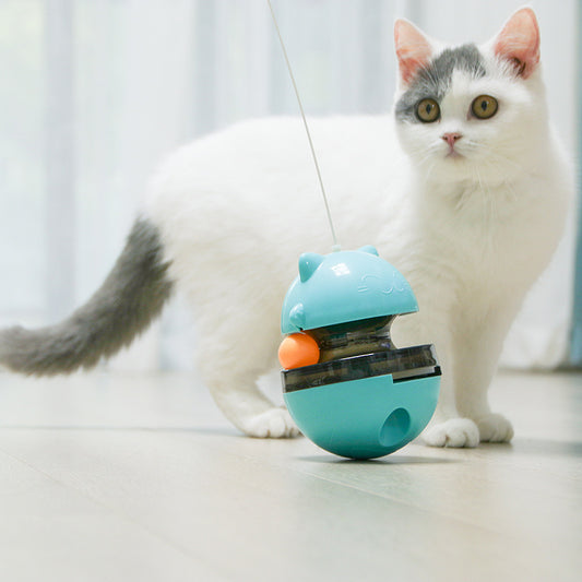 Juguete dispensador de comida para gato