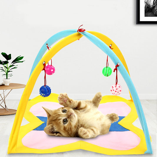 Playground para gatos con juguetes