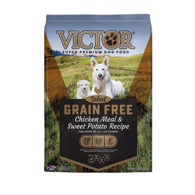Comida para Perro Victor: Libre de Grano, Sabor Pollo, 2.26Kg