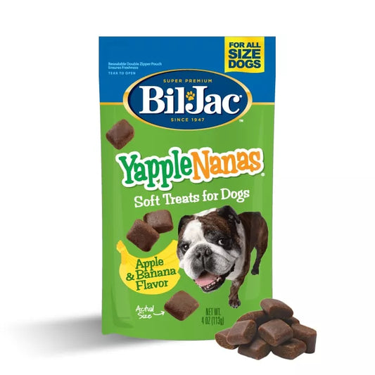 Snacks para Perro Biljac: Soft Treats, Yapplenanas 4oz