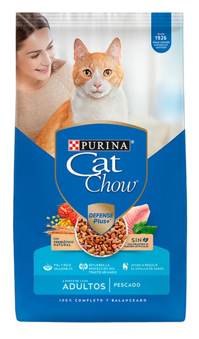 Comida para Gato Purina: Cat Chow, Adulto, Pescado 1.5KG