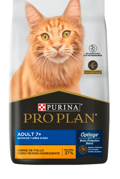 Comida para Gato Purina: Pro Plan, Adulto 7+ 3KG