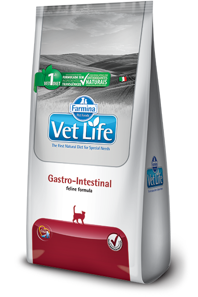 Comida para Gato Farmina: Vetlife, Feline Formula, Gastro Intestinal 2kg