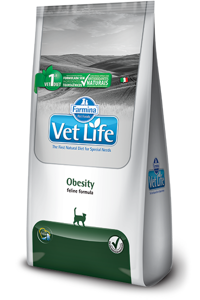 Comida para Gato Farmina: Vetlife, Feline Formula, Obesity 2kg