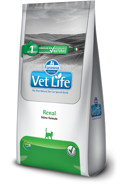 Comida para Gato Farmina: Vetlife, Feline Formula, Renal 2kg