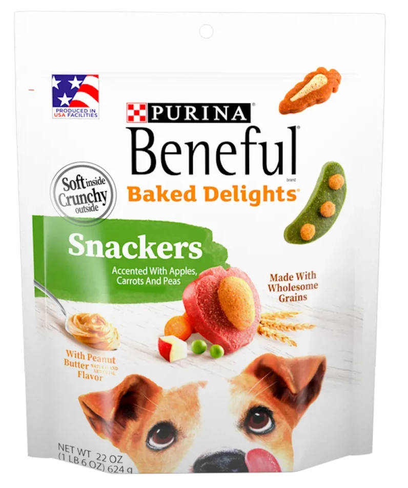 Snacks para Perro Purina: Beneful, Baked Delights, Snackers 500gr