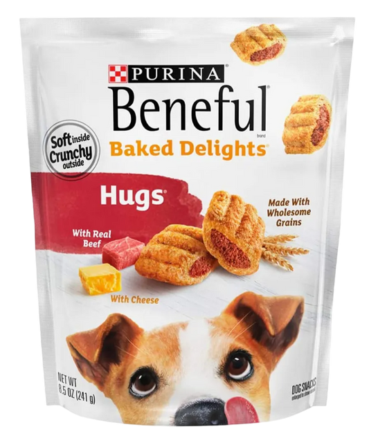 Snacks para Perro Purina: Beneful, Baked Delights, Hugs 500gr