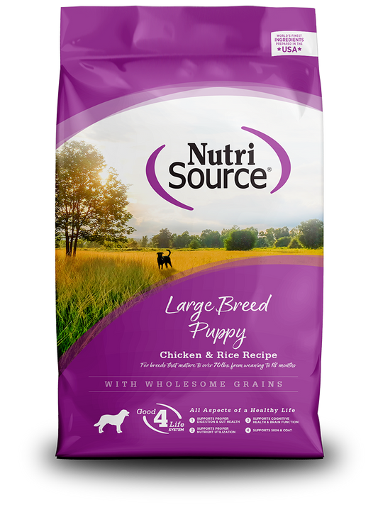 Comida para Perro Nutri Source: Cachorros Raza Grandes 2.26 KG