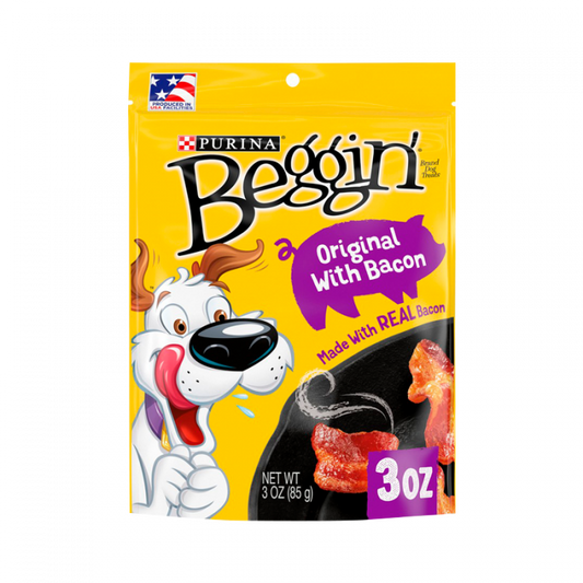 Snacks para Perro Purina: Beggini Original con Bacon