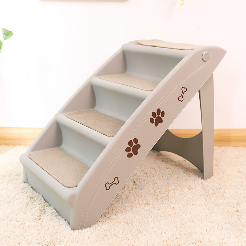 Escalera plegable de plástico para perros