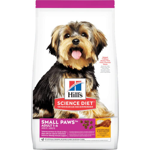 Comida para Perro Hills: Science Diet Adulto Small Paws POLLO 2kg