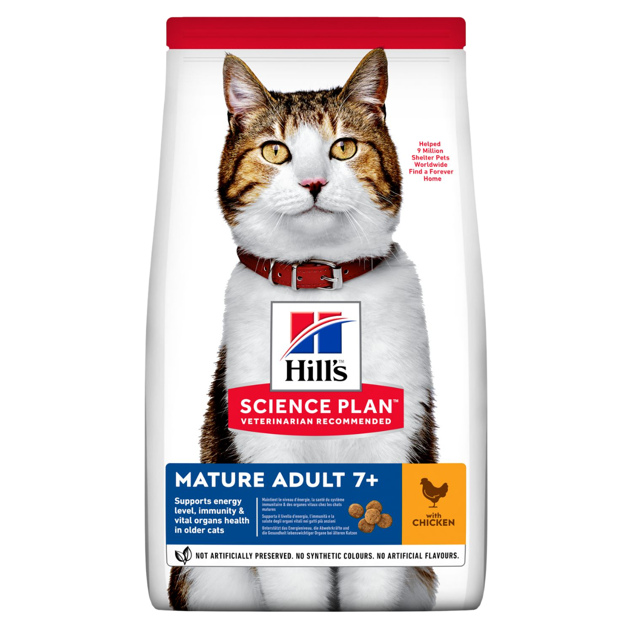 Comida para Gato Hills: Science Diet Adulto +7 1.81kg